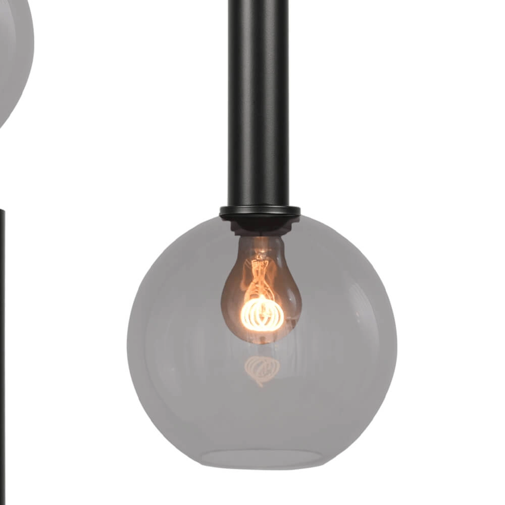 Vide hanging lamp Bella 2 3-light with smoke glasses Masterlight 8718121340692