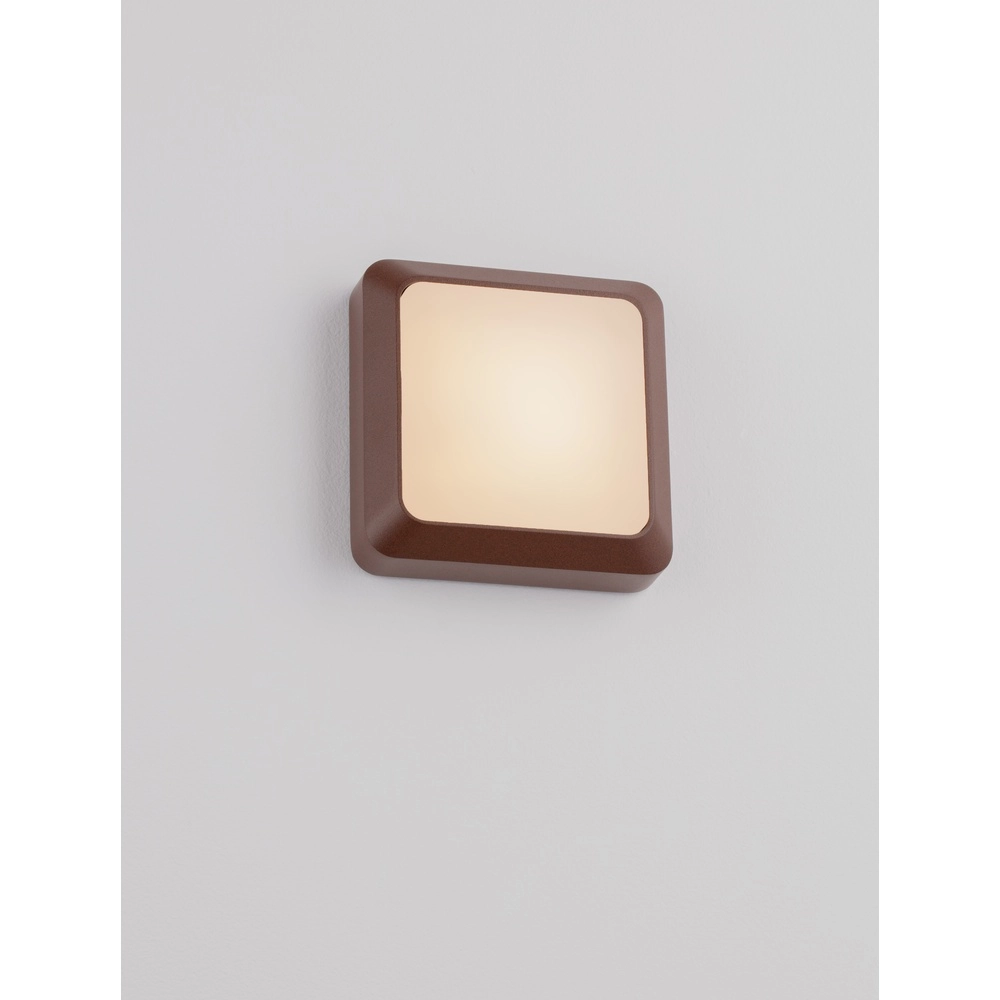 Square wall lamp Appia Rusty brown Lyora 5212017449597