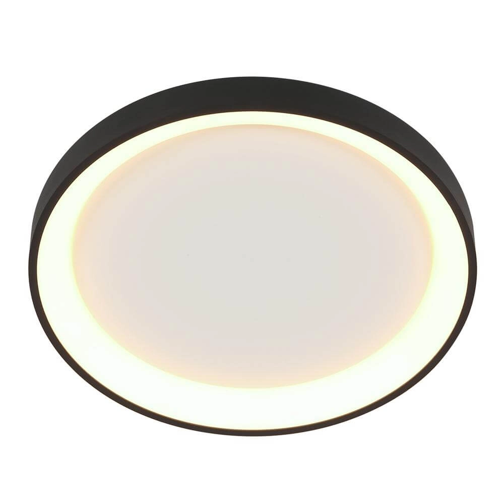 Ceiling lamp Ringlede design black Ø 38cm Steinhauer 8712746171952