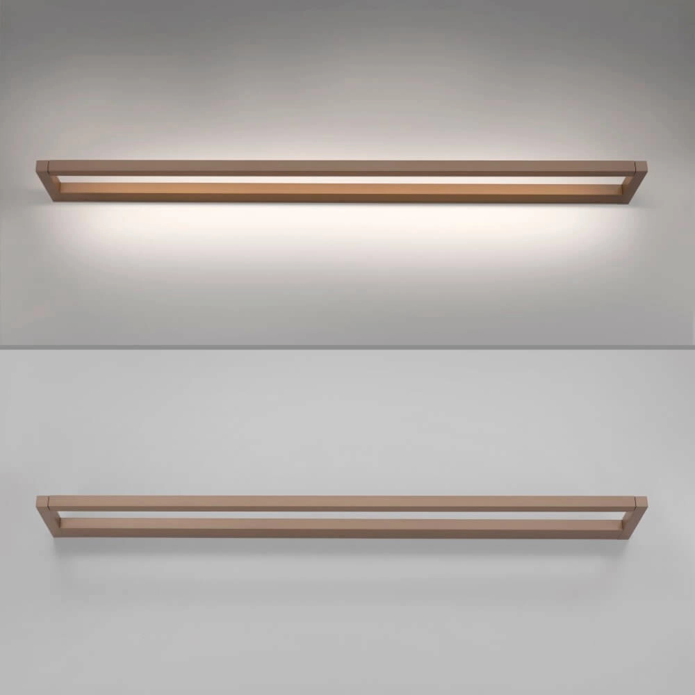 Sleek wall lamp Pure Puro bronze 100cm Paul Neuhaus 4012248384237