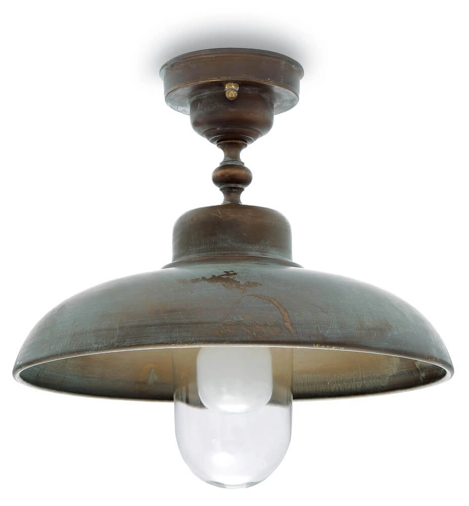 Country Pendant Lamp Samoa S - aged brass