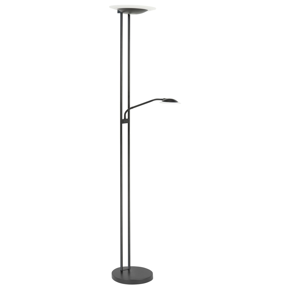 Classic floor lamp Biarritz black Ø 28cm