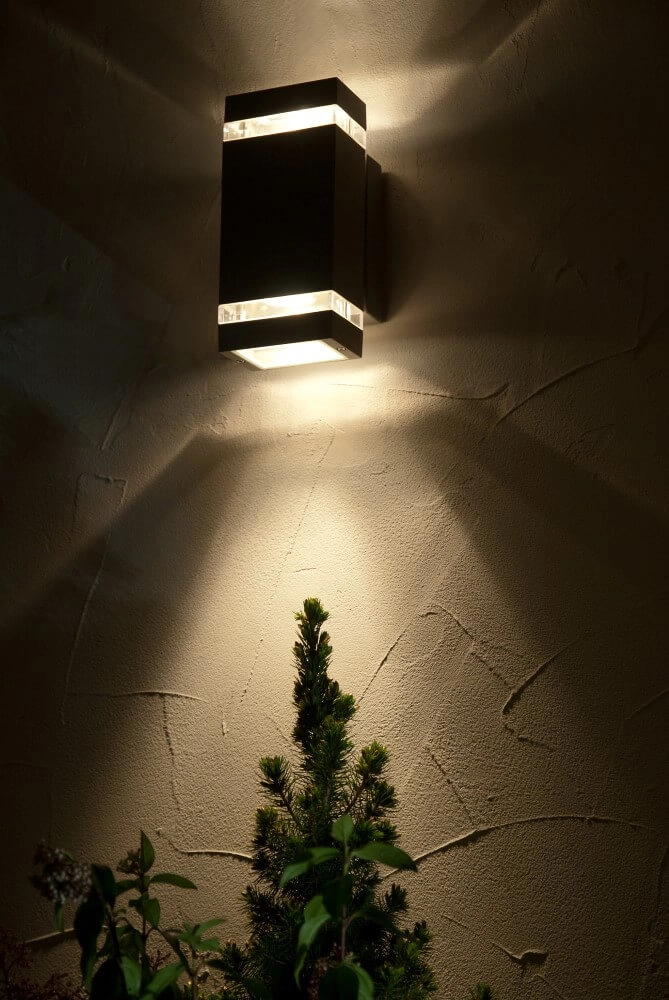 Design wall lamp Focus anthracite rectangle Lutec 4250294301369