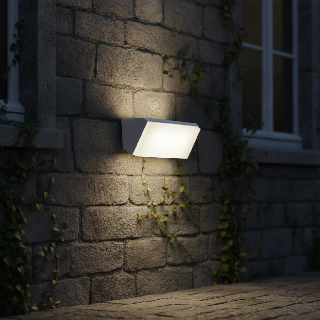 Design wall lamp Keen white 18cm