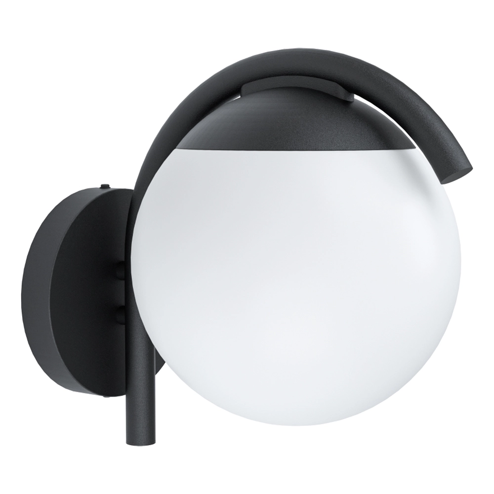 Design wall ball lamp Prata Vecchia black