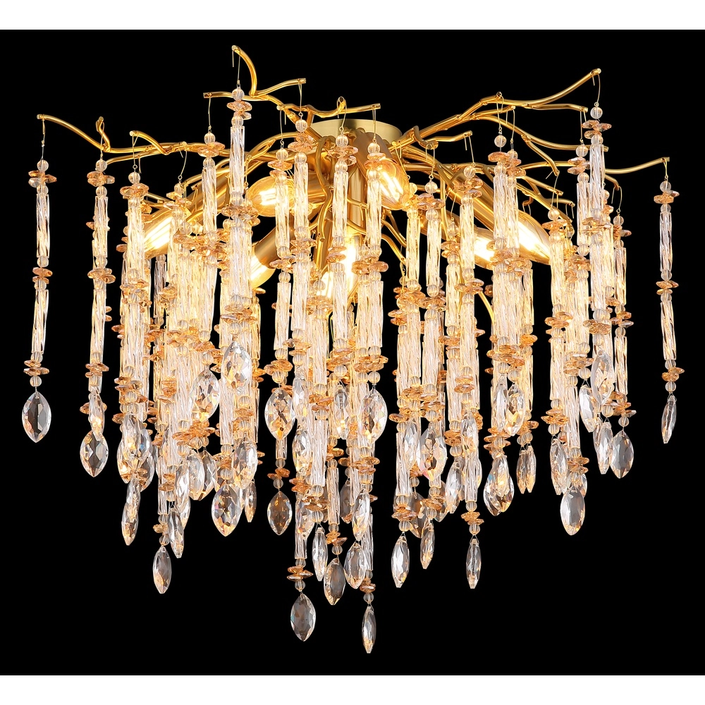 Ceiling lamp Gloria Ø 60cm gold Globo 9007371566983