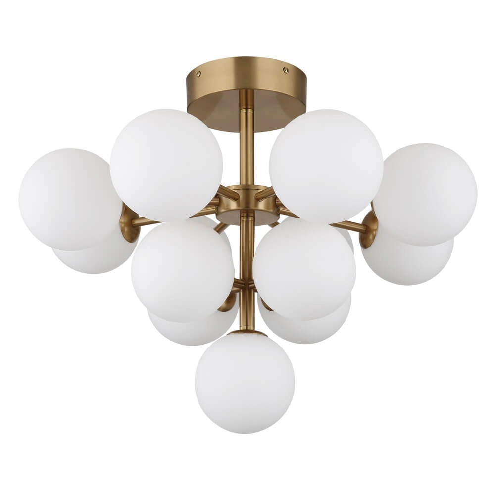Golden ceiling lamp Grappy 13-light Globo 9007371453122