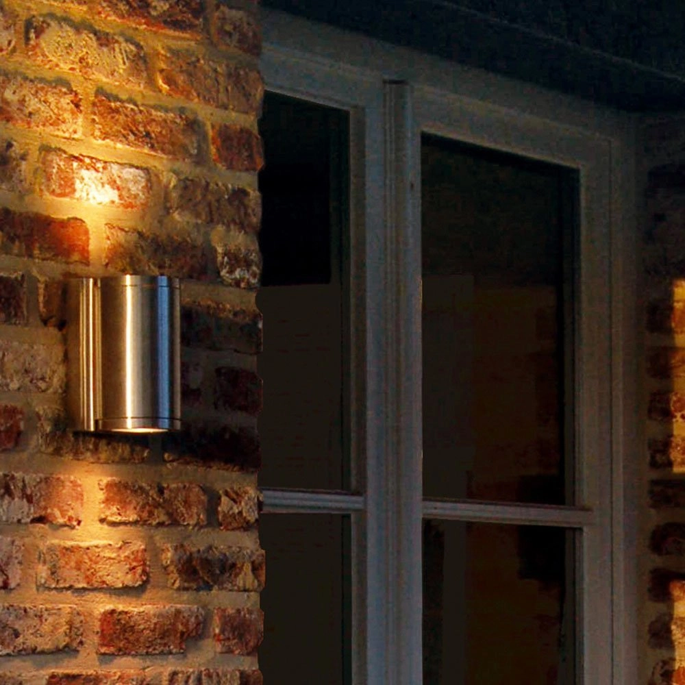 Outdoor lamp downlight Omega 8cm - Stainless steel Royal Botania