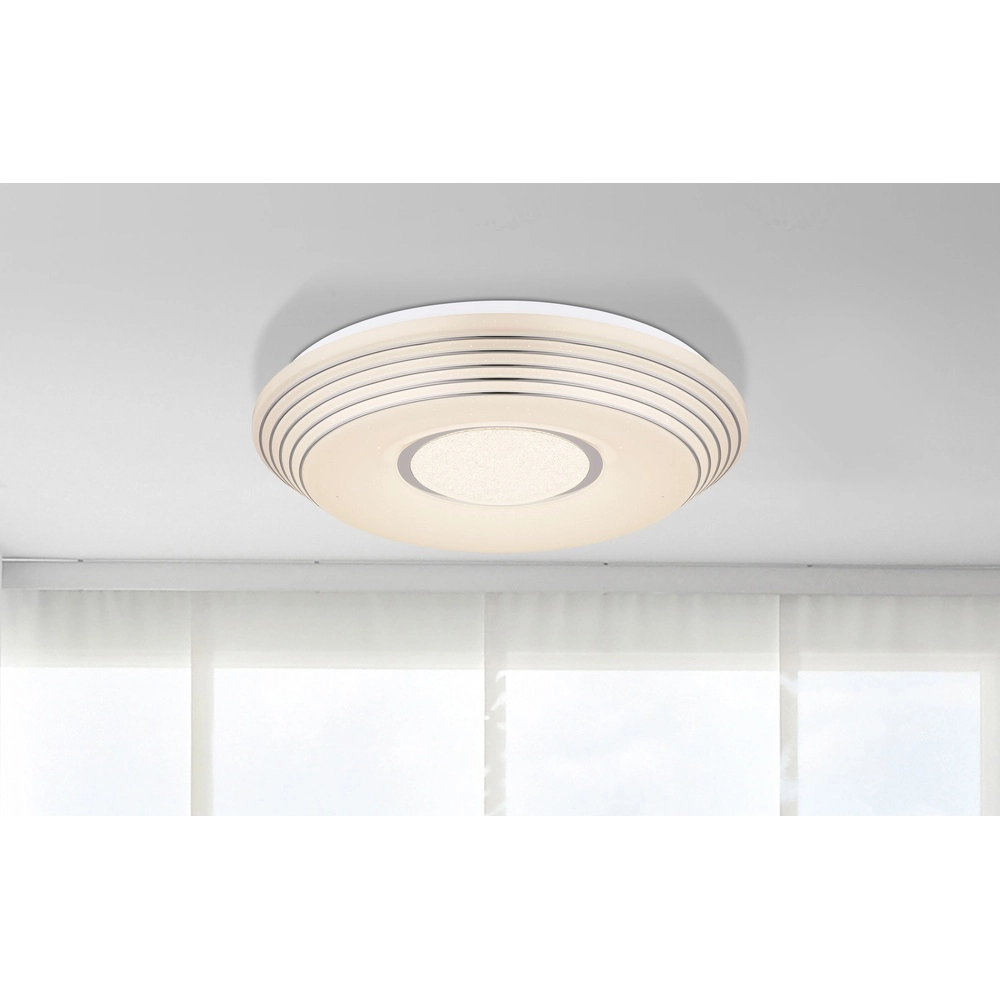 Modern ceiling light Pillo white Ø 50cm Globo 9007371413294