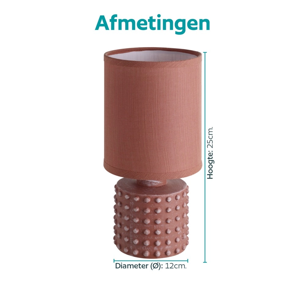 Table lamp Romanoro orange