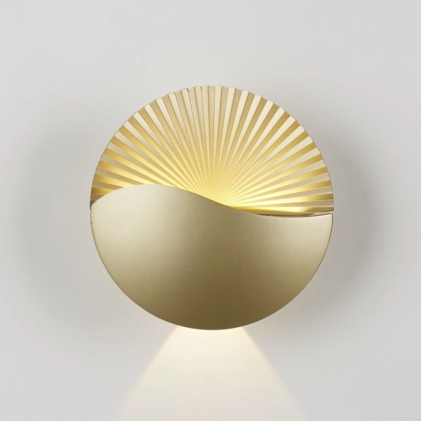 Modern wall lamp Sunrise gold