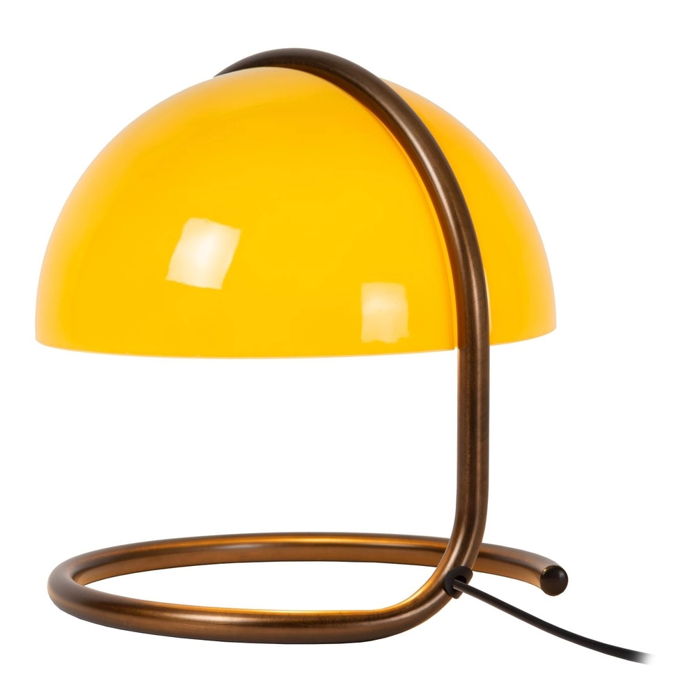 Classic table lamp Cato orange Lucide 5411212460875