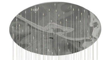 Large pendant lamp Planets 140cm - 55-lights Searchlight 5053423159799