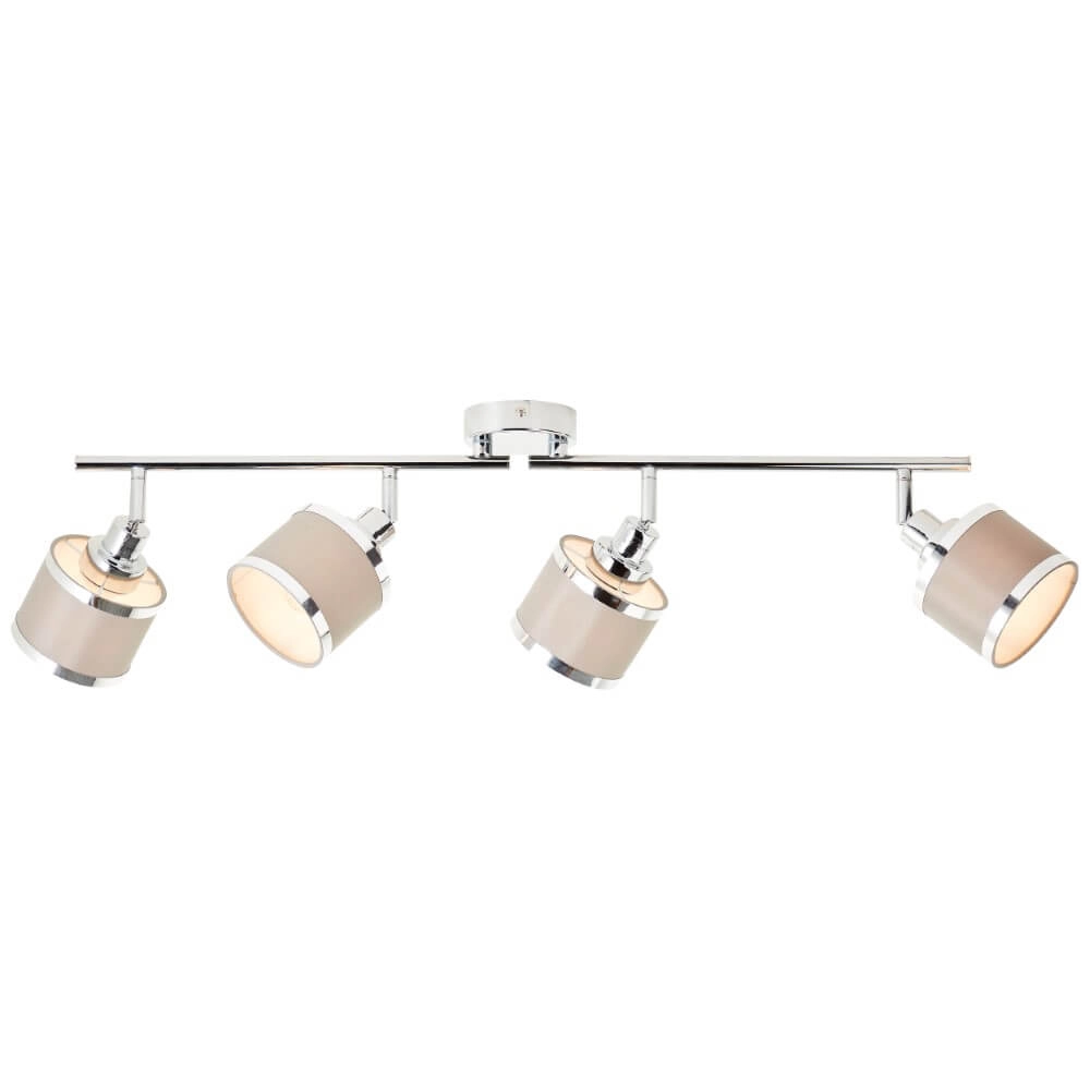 4-light ceiling lamp Alexia Chrome and Gray Brilliant 4004353424151