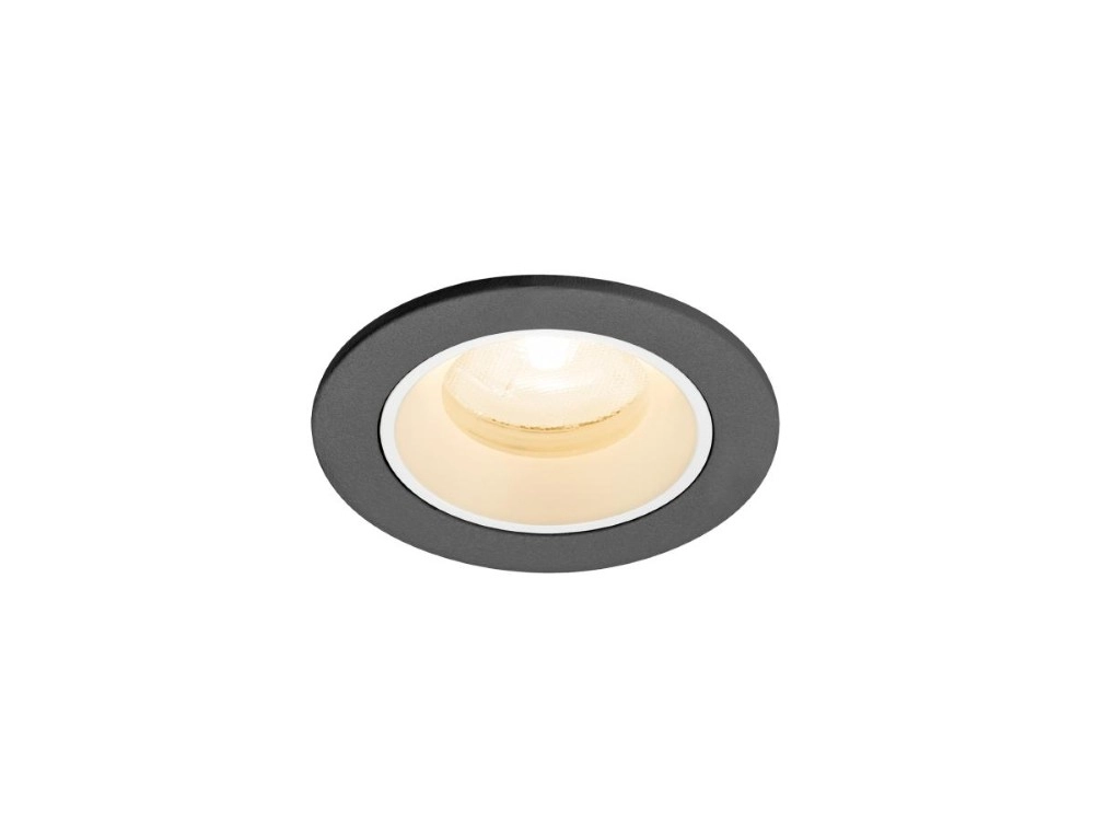 Recessed spotlight Numinos XS black/white 2700K - 20deg SLV 4024163314824