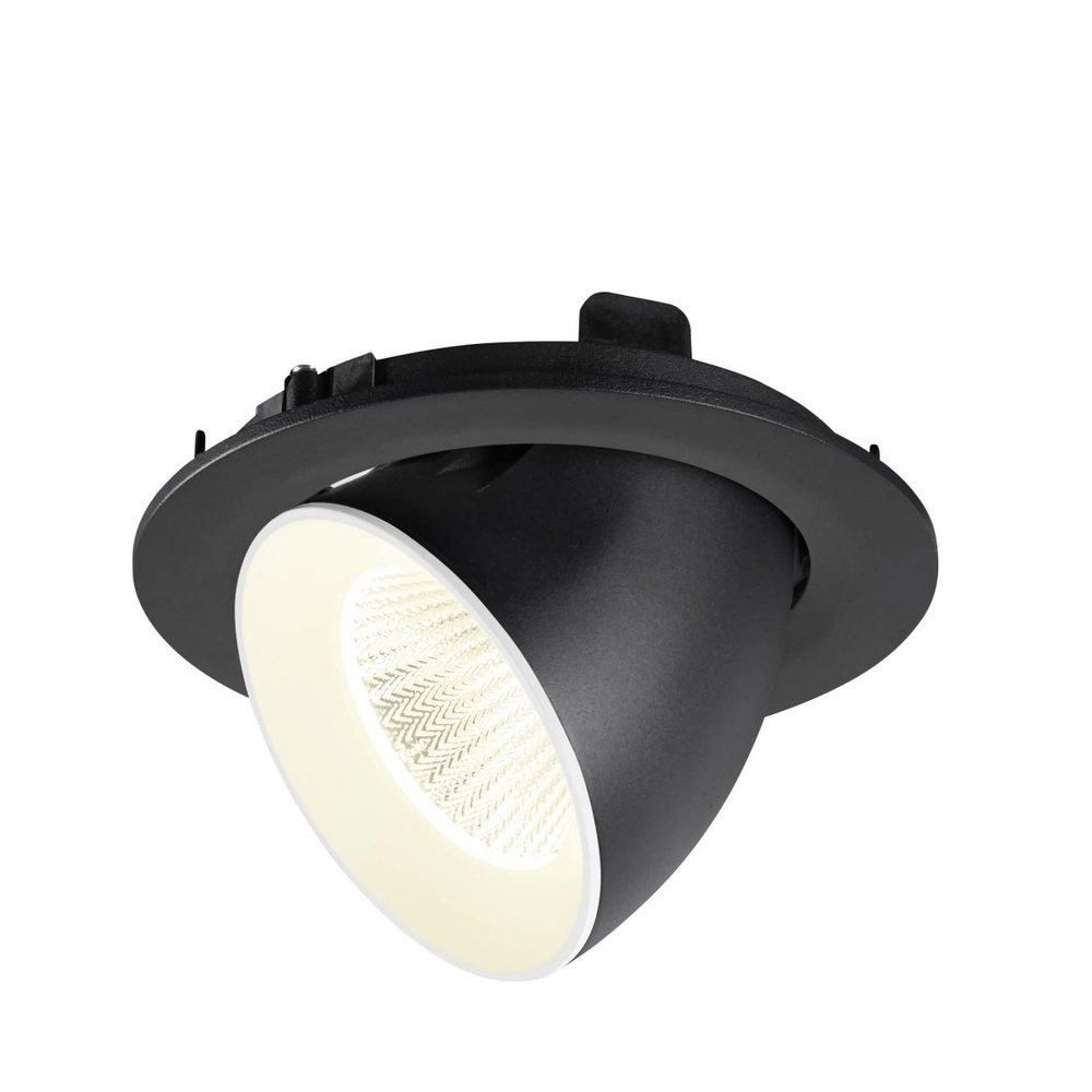 Recessed spotlight Numinos Gimble L black/white 4000K - 40deg SLV 4024163310116