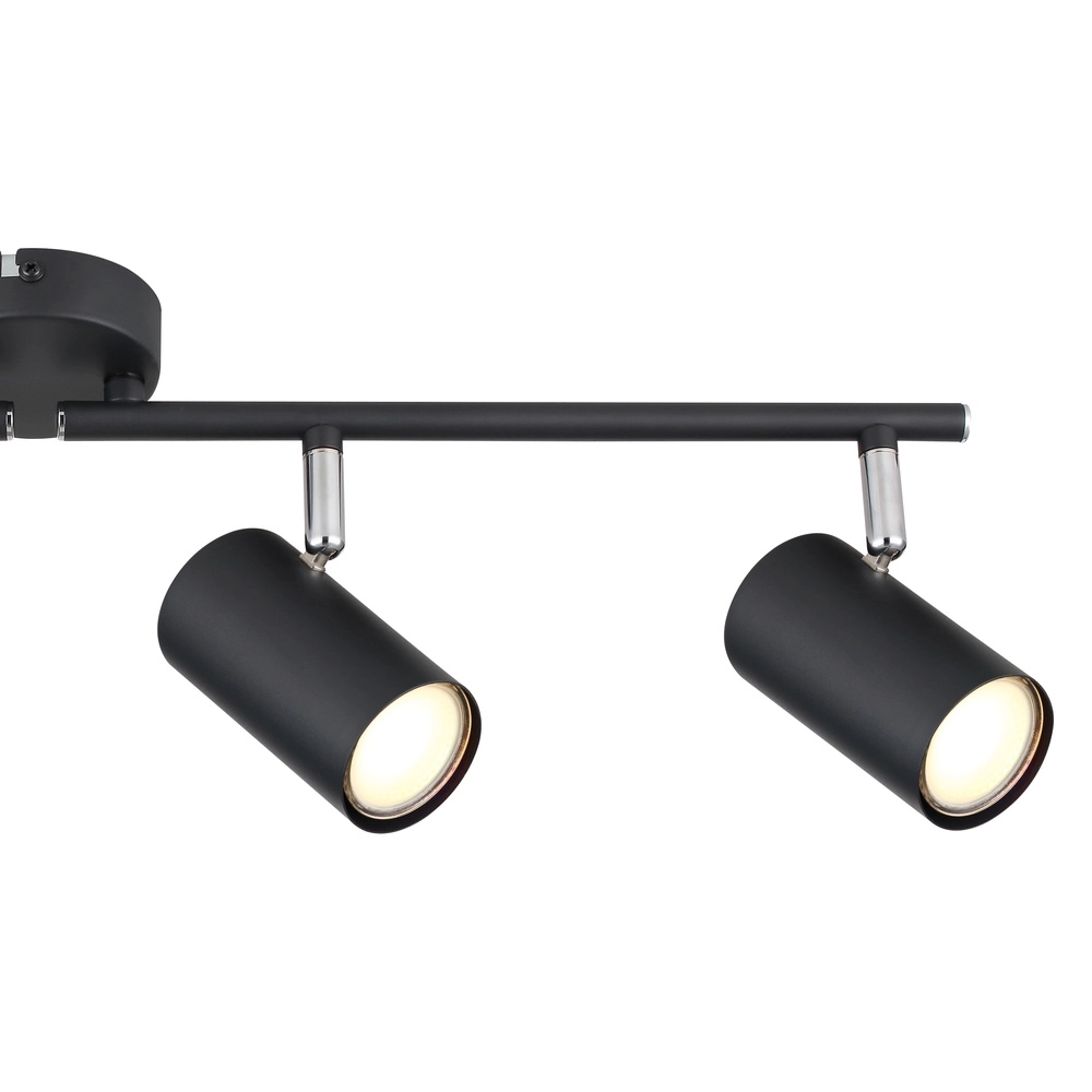 4-light ceiling lamp Allvi Black Globo 9007371451760