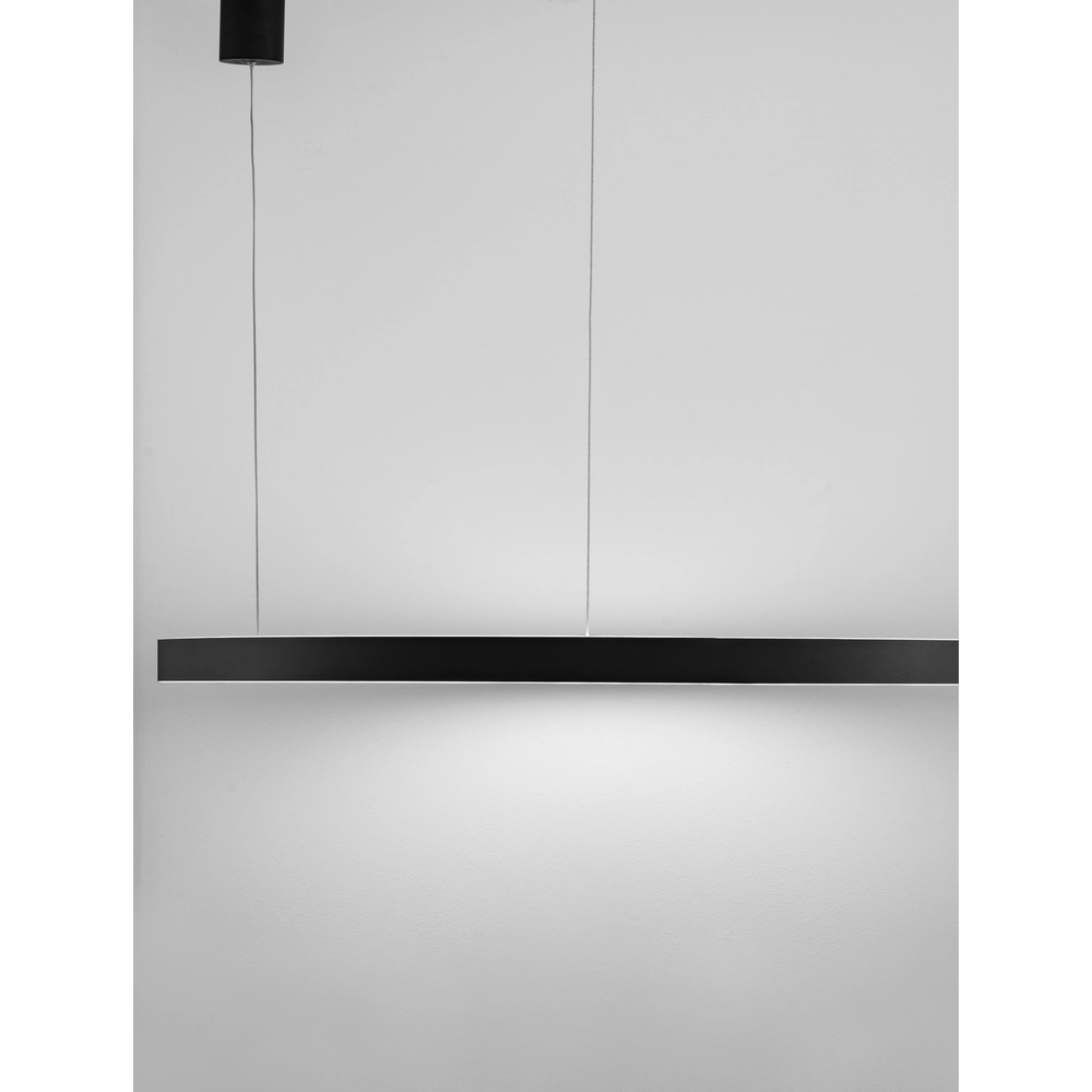 Black pendant lamp Elowen design Ø 98cm Lyora 5212017439130