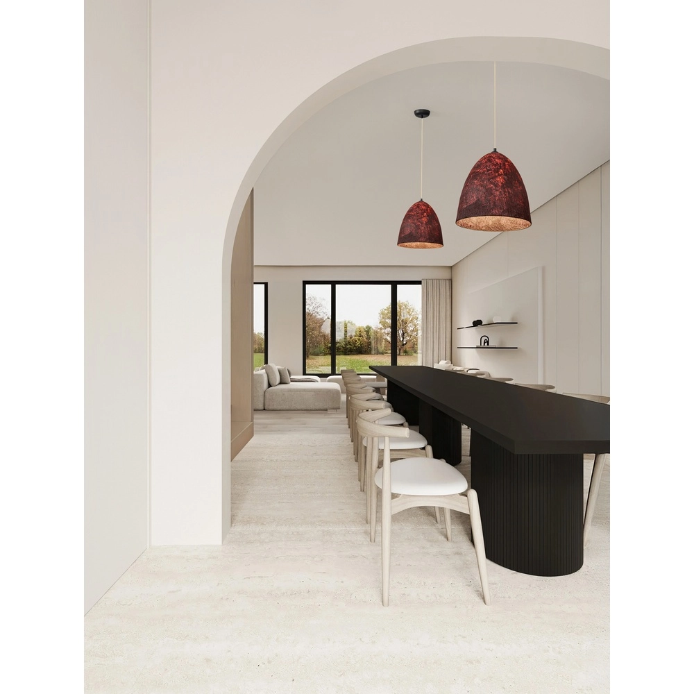 Pendant lamp Solis red Ø 36cm Lyora 5212017477842