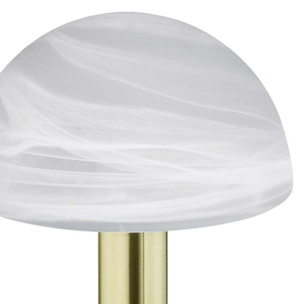 Table lamp Fynn ll 21cm brass matt with ivory white Trio 4017807551327