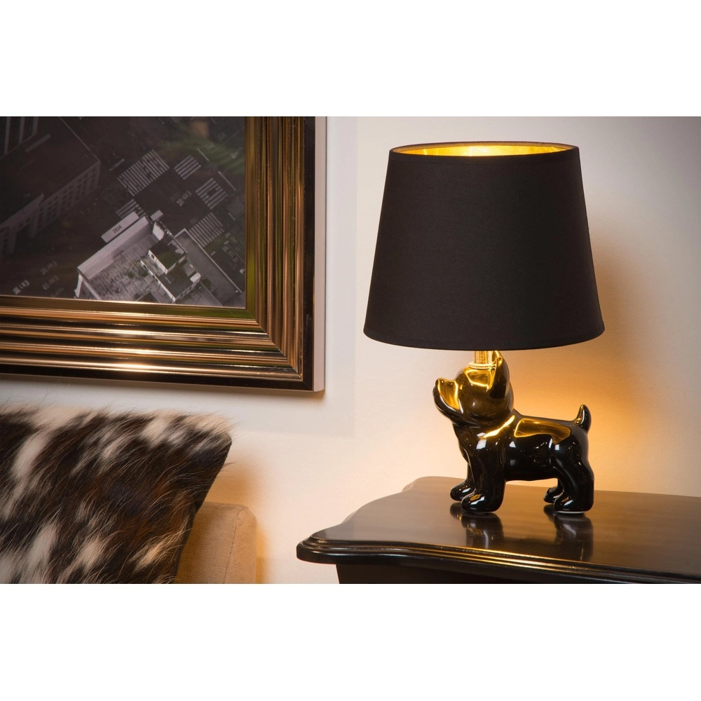 Table lamp Extravaganza Sir Winston dog black Lucide 5411212134103