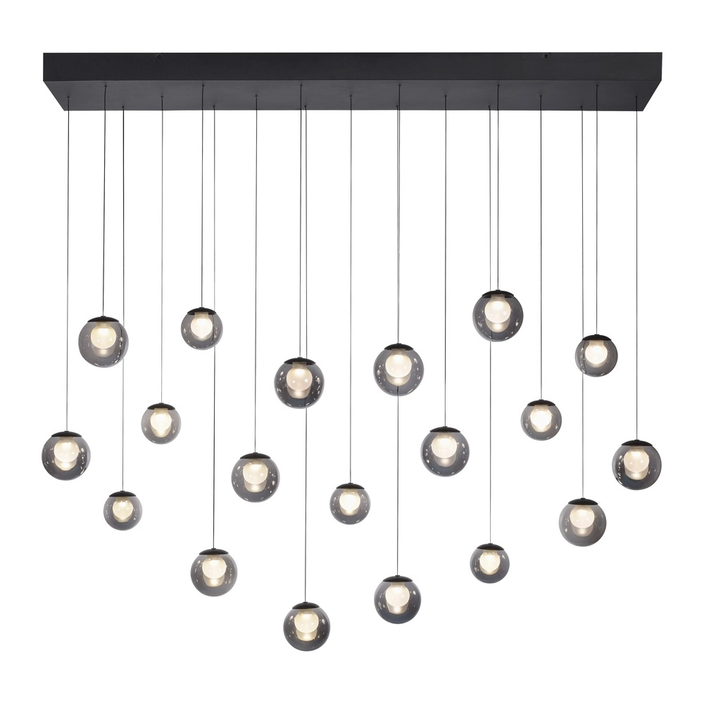 19-light pendant lamp Pure Popup mystic grey Paul Neuhaus 4012248396698