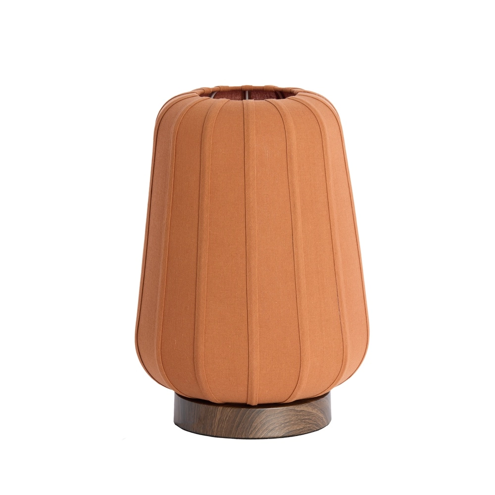 Bedside Lamp Bibury Ø 30cm - terracotta linen