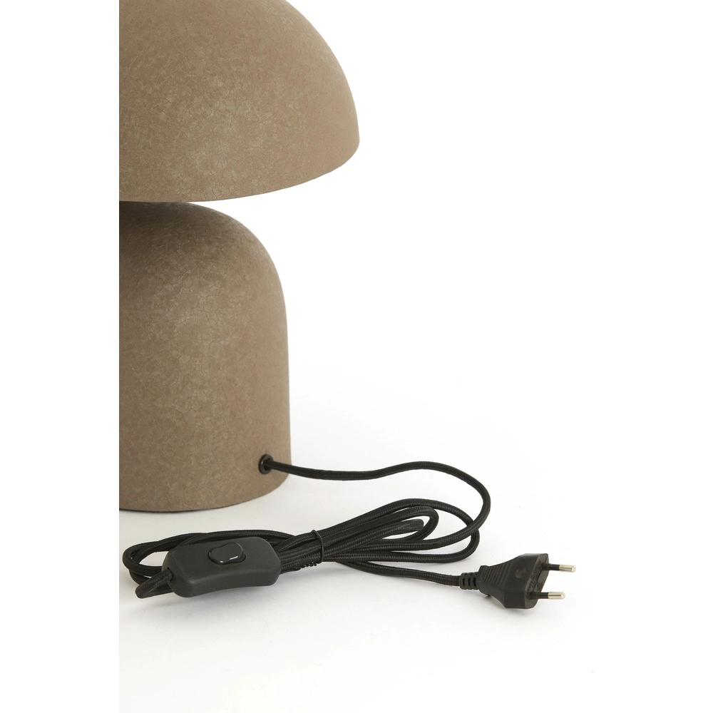 Table lamp Todd oval - matt dark brown Light & Living 8717807818906