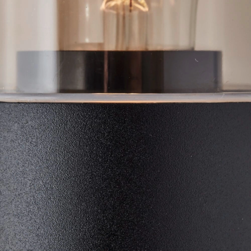 Black outdoor lamp Sergioro with sensor Brilliant 4004353405679