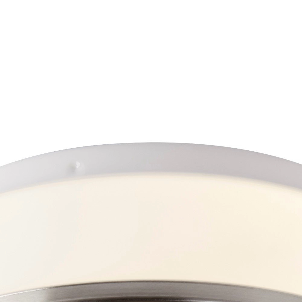 Bathroom lamp Discs Ø 28cm silver Searchlight 5013874395535
