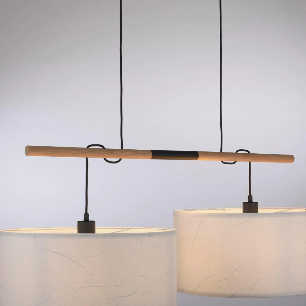 White pendant lamp Green Sofie pair Just Light 4043689995003