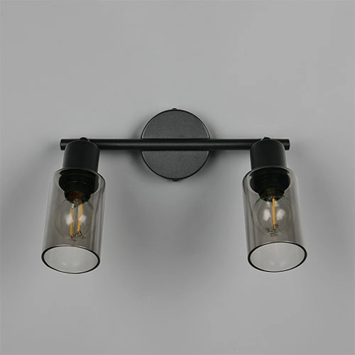 Design ceiling lamp Mars 2-light black Trio 4017807670479