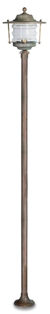 Floor lamp Onda L - aged brass