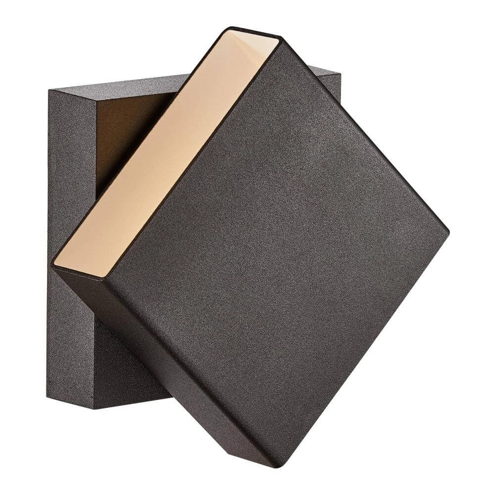 Square wall lamp Turn black