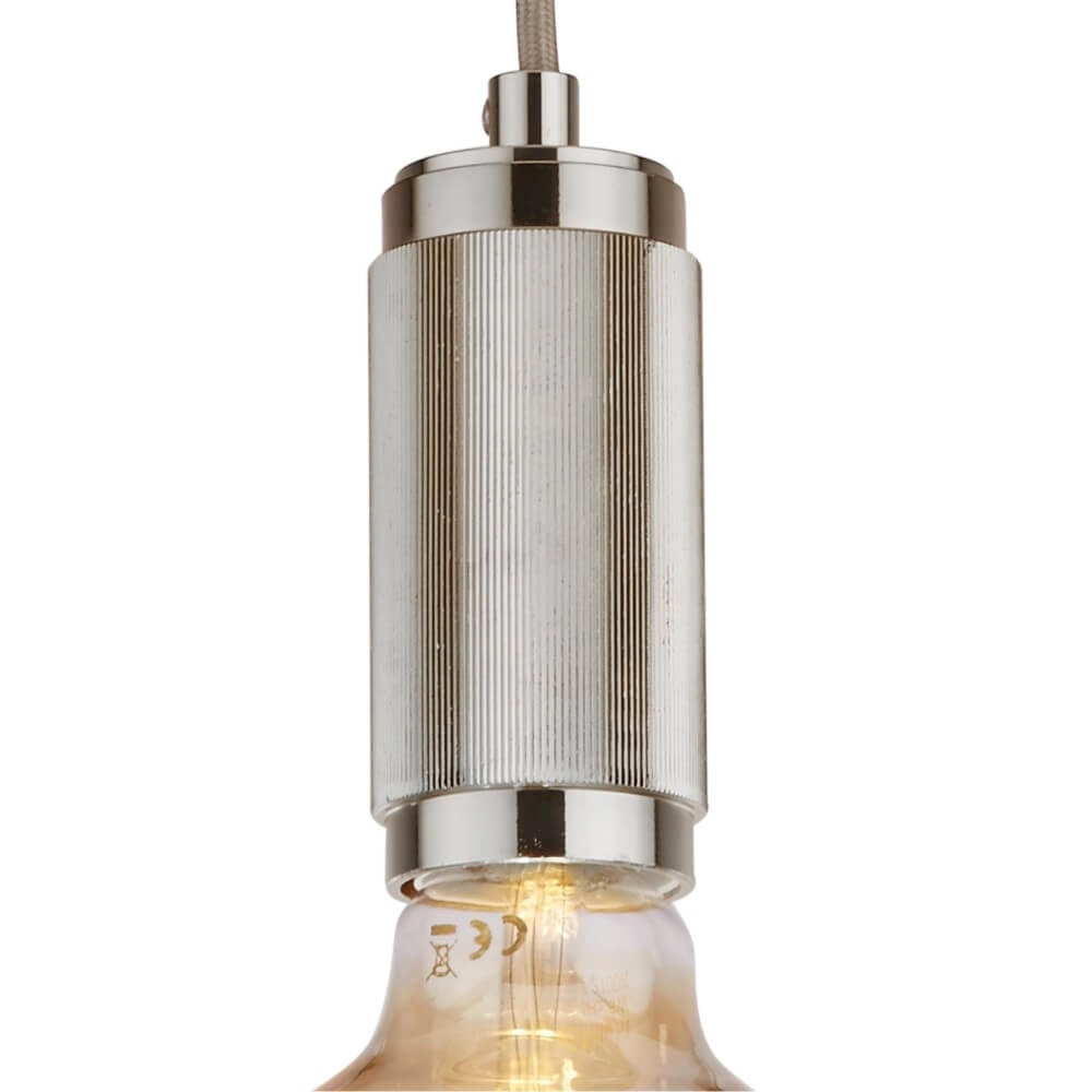 1-light pendant lamp Suspension silver Searchlight 5053423243719