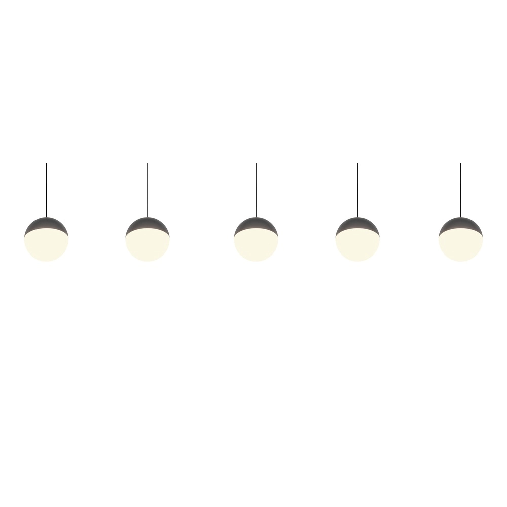 5-light pendant lamp Senta anthracite Trio 4017807697872