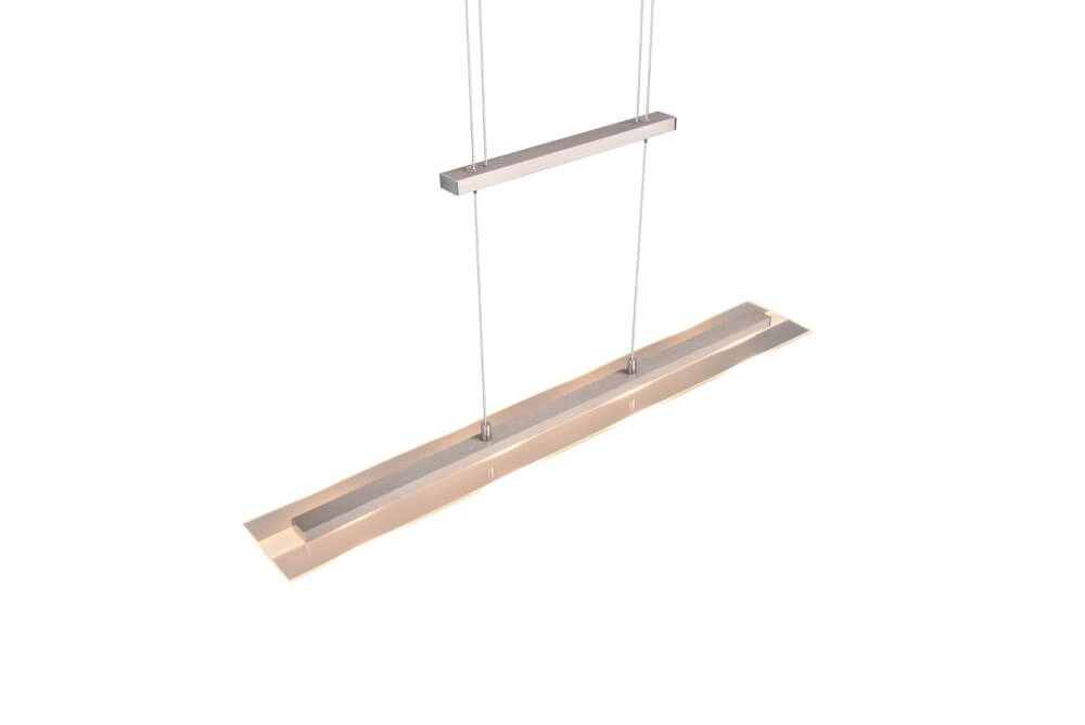 Glass pendant lamp Milos nickel Trio 4017807588262
