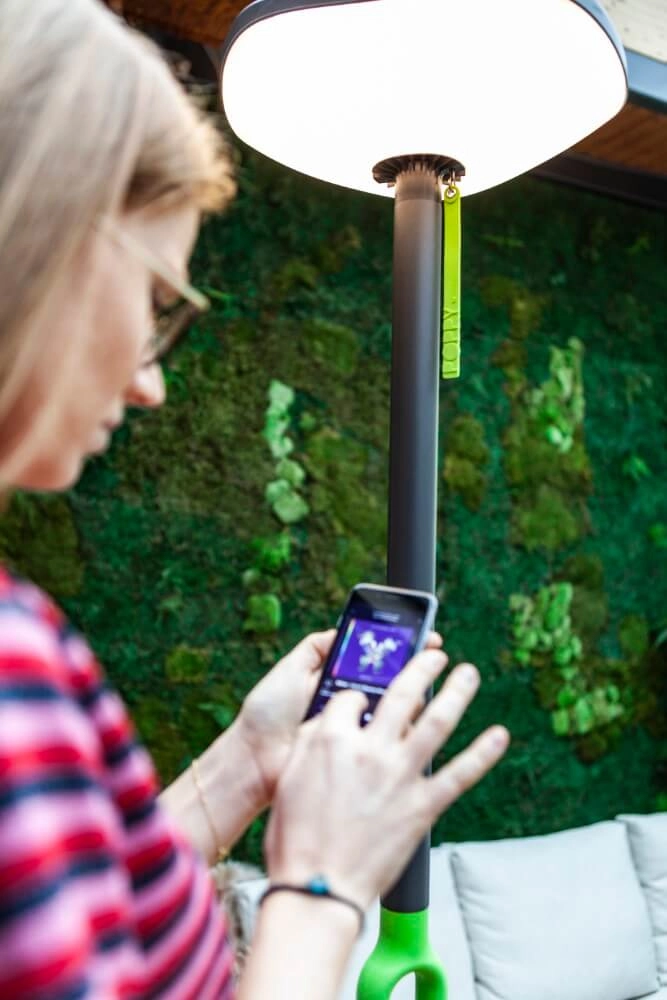 Solar lamp Poppy portrait Lutec 6939412079608