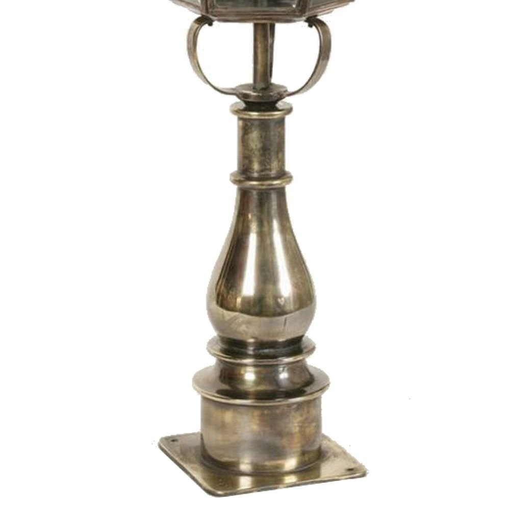 Country outdoor lamp Chelsea Pillar handmade - polished gold (pbul) Limehouse 8716803507067