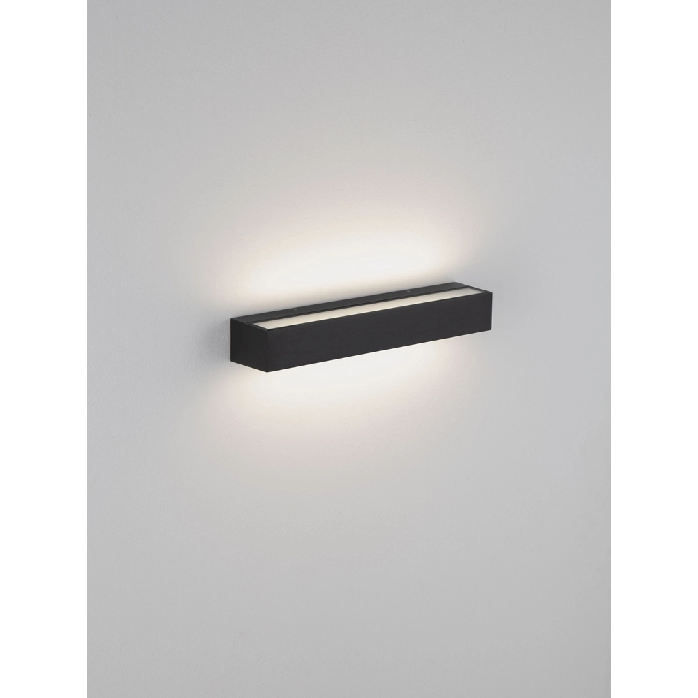 Sleek wall lamp Lane black 36cm - 28W Lyora 5212017496751