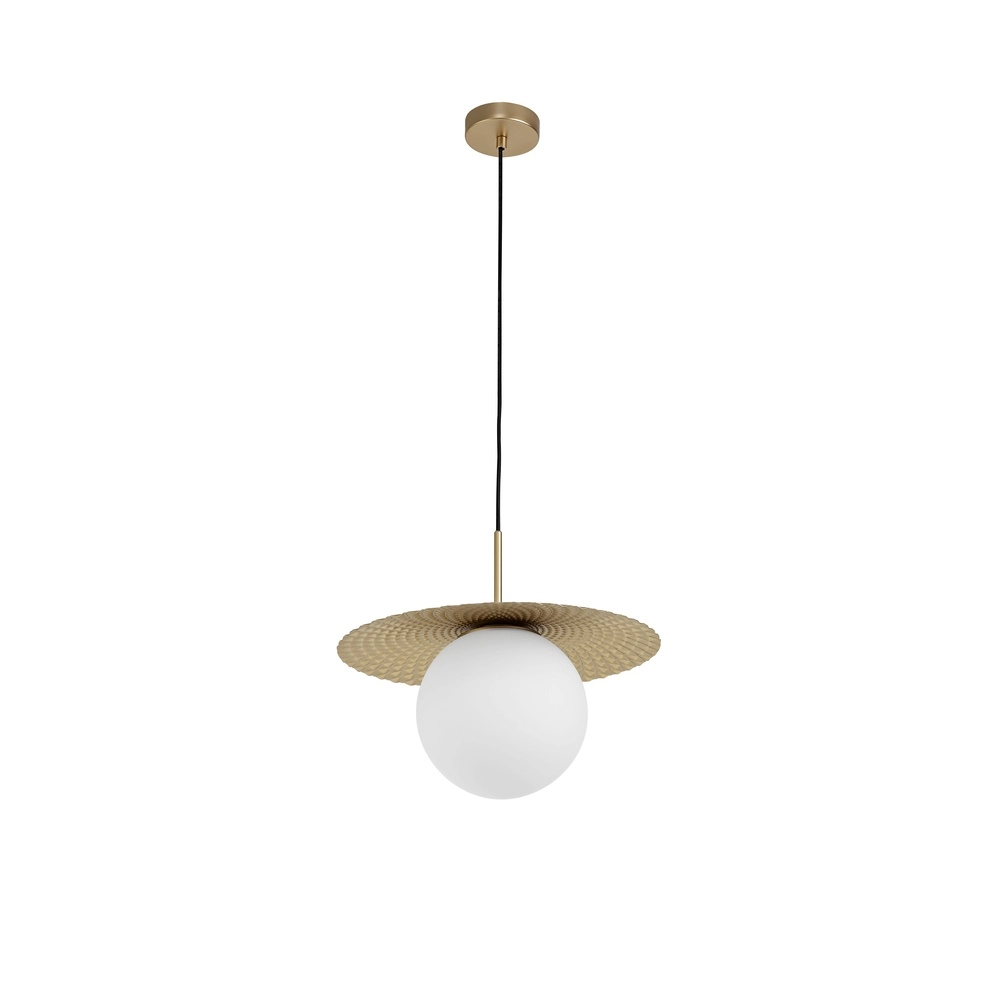 Pendant lamp Obbit gold Ø 38cm Lyora 5212017427748