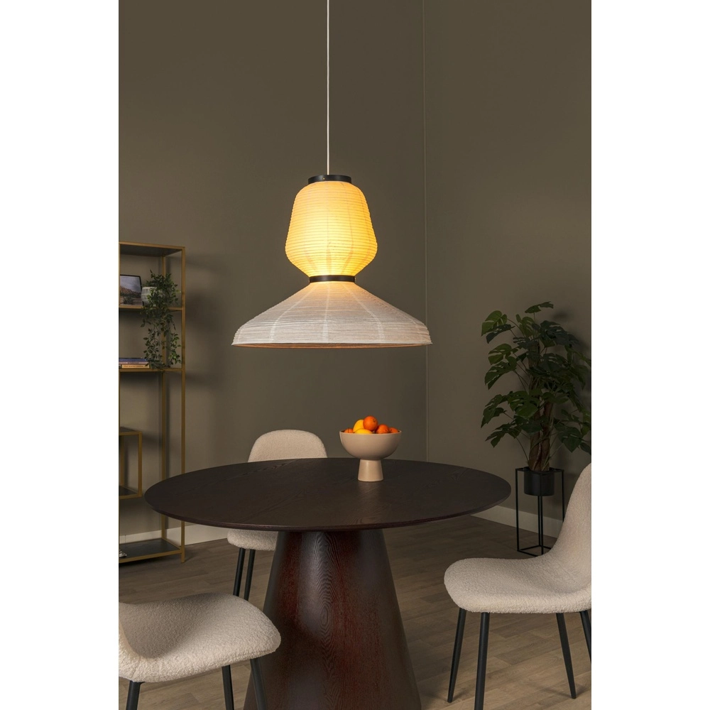Unique pendant lamp Keenu white Lucide 5411212783059