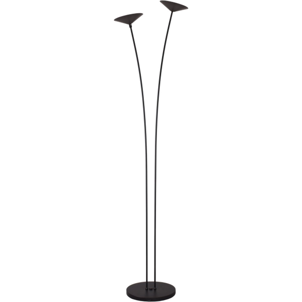 2-light floor lamp Ceppo Black