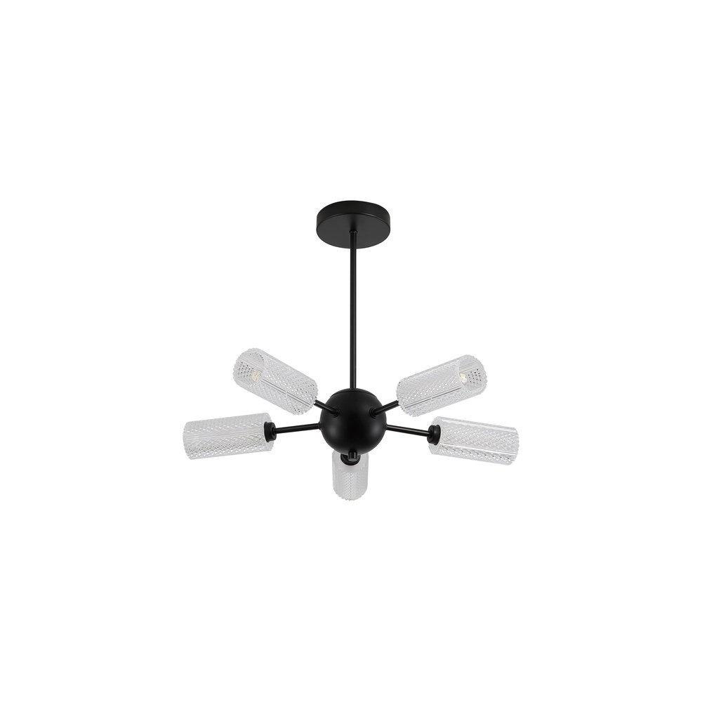 Ceiling lamp Cosmic black 5-lights
