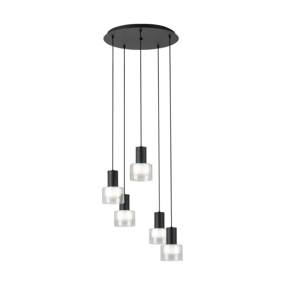 Vide hanging lamp Molineros black - led