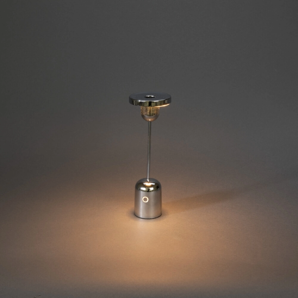 Rechargeable table lamp Cassis Stainless steel for candlestick KonstSmide 7318307832006