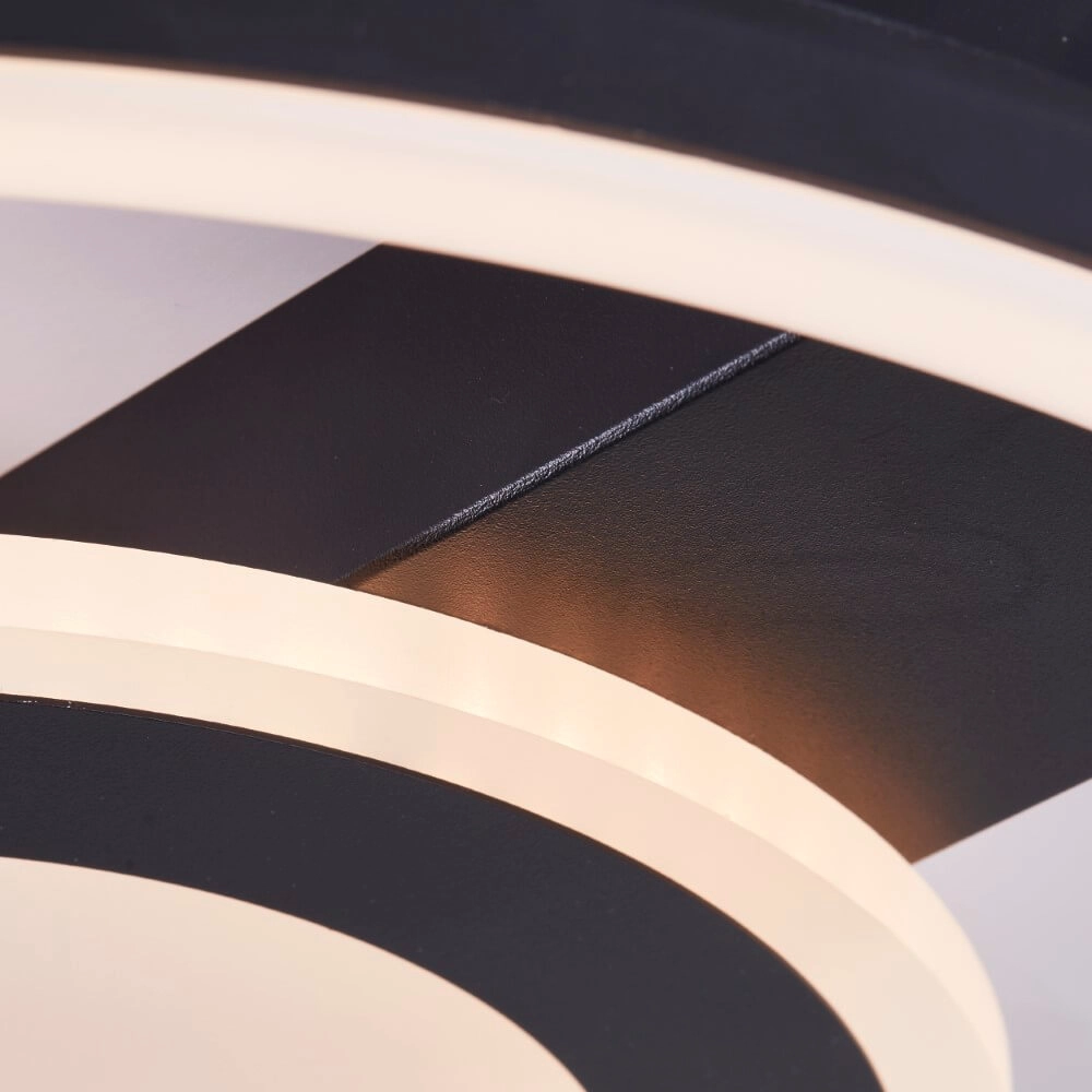 Ceiling lamp Maureen Ø 37cm black Brilliant 4004353420061