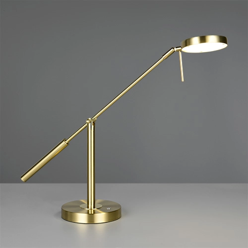 Desk lamp Monza brass Trio 4017807693294