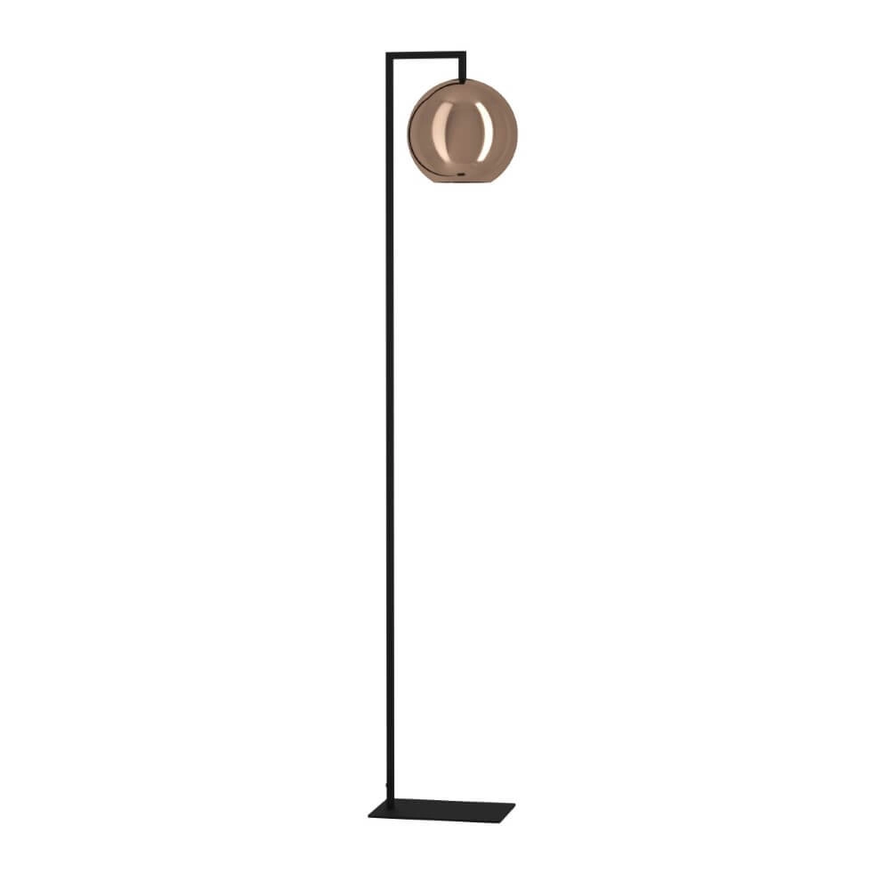 Designer floor lamp Cordoba black