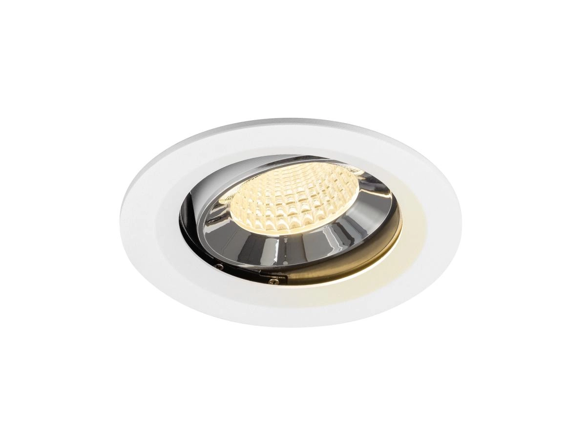 Recessed spotlight Numinos Move M white/chrome 3000K - 55deg